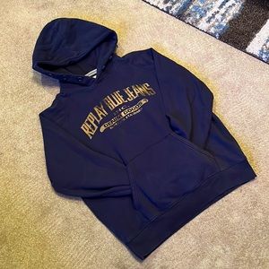 Excellent condition Vintage Replay Men’s Kangaroo Pocket Sweatshirt XXL